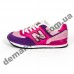 Детские кроссовки New Balance подростковые малиново-фиолетовые